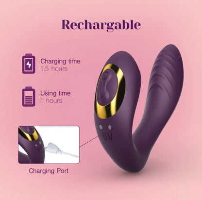 Tracy's Dog Wearable Clitoral G-Spot Vibrator, Adult Sex Toys for Women
Flexible panty vibrator with remote control, 10 vibrations, powerful quiet stimulator for solo & couples play, erotic massage