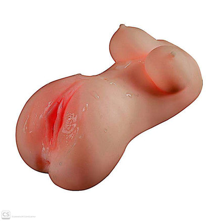 Realistic 3D Curvy Pocket Torso – Textured Vaginal Stroker with Breast Detail, Pocket Pussy, Vagina, Anus, Breasts/Boobs Masturbator