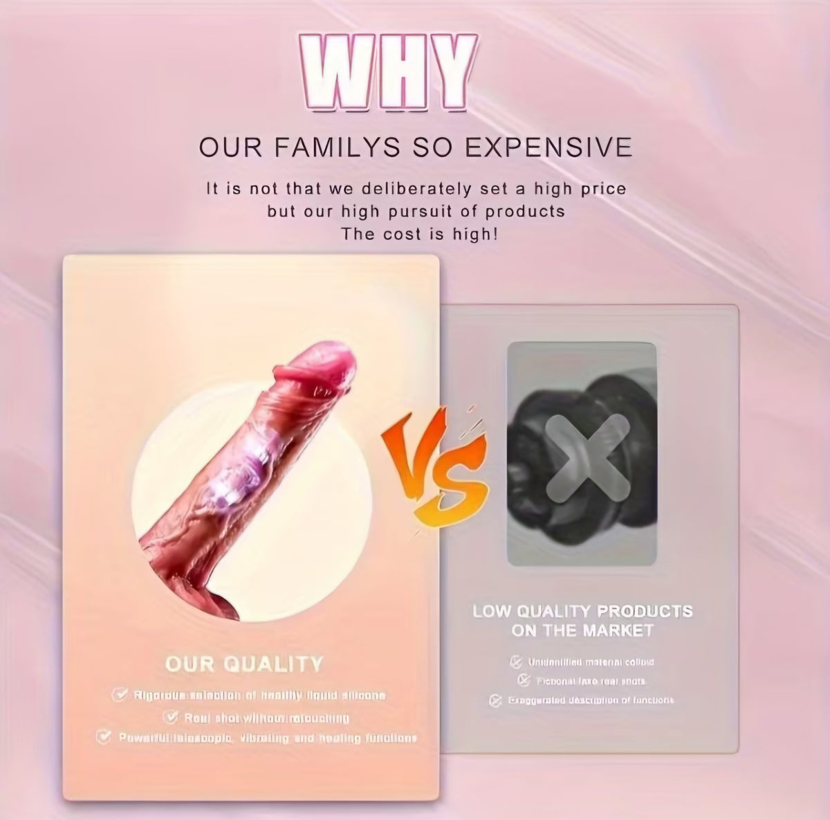 Ultra-Realistic 9.1" Dual-Motion Dildo: 9 Vibration & 7 Thrusting Modes with Suction Base