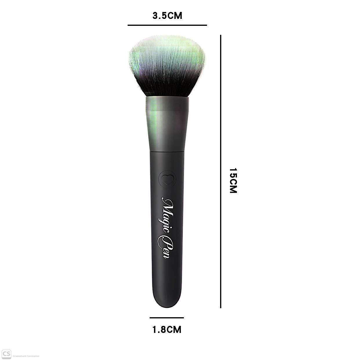 10-Frequency Vibrating Makeup Brush Massager – USB Rechargeable & Waterproof