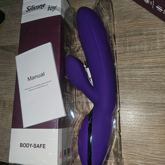 Purple Banana Advanced Massager, Gspot and Clit Vibrator Wand
