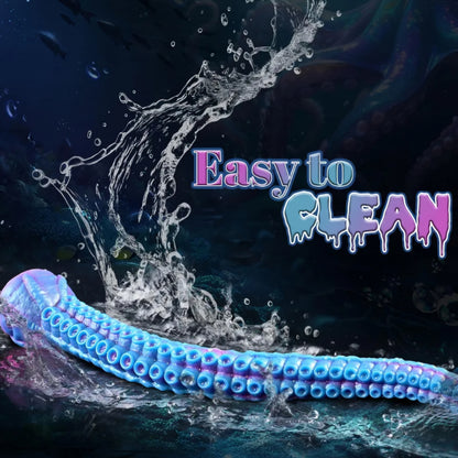 XL Tentacle Dildo Anal Sex Toys - 22.5'' Monster Long Anal Dildos for G Spot & P Spot Stimulation, Silicone Octopus Dildo Fantasy Dildos Anal Butt Plug Prostate Massager Adult Sex Toy for Men & Women FL LB