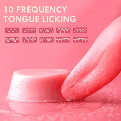 Realistic Tongue Licking Vibrator – 10 Frequencies of Targeted Pleasure