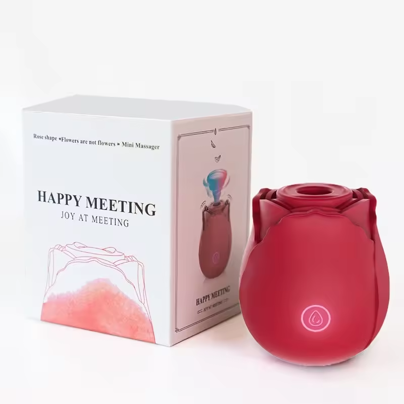 Sucking Rose Vibrator Toy for Women