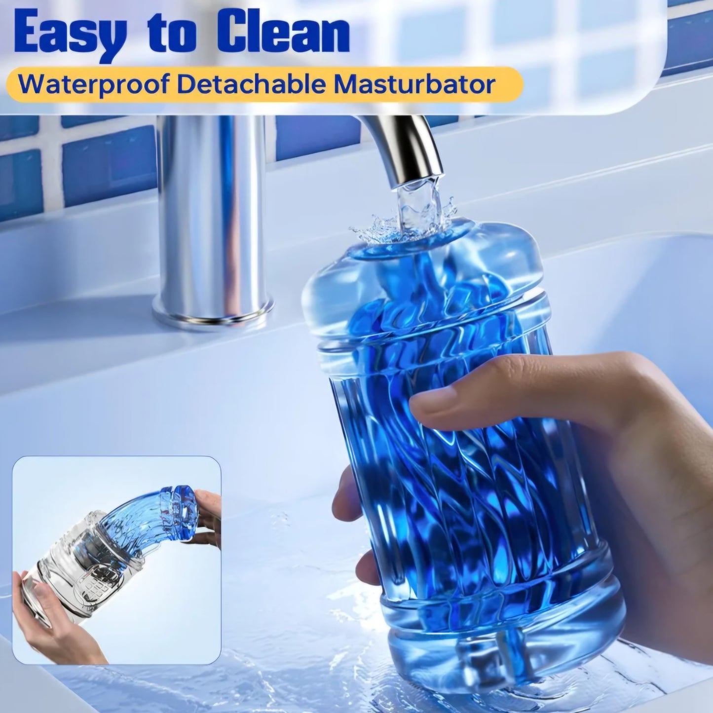 Your New Go-To Pleasure Companion - Tired of bulky, heavy penis pump that take up too much space? Looking for the perfect stroker without breaking the bank? Hate sticky materials that feel uncomfortable after just one use? The Vighbee Upgraded Blue Jelly