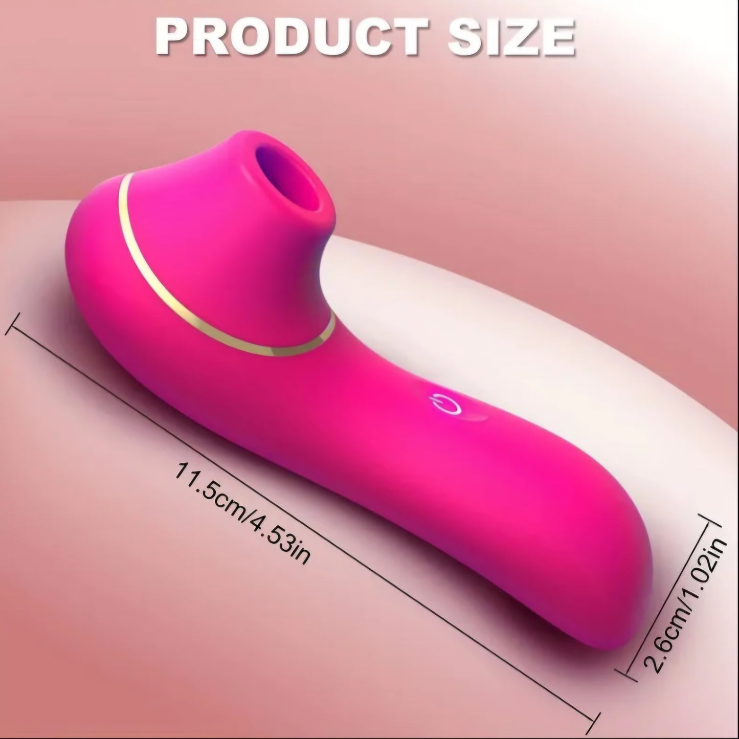Air-Pulse Sucking & Sonic Vibrator – 10 Intensity Modes, Waterproof Rechargeable Clitoral Stimulator for Targeted Pleasure