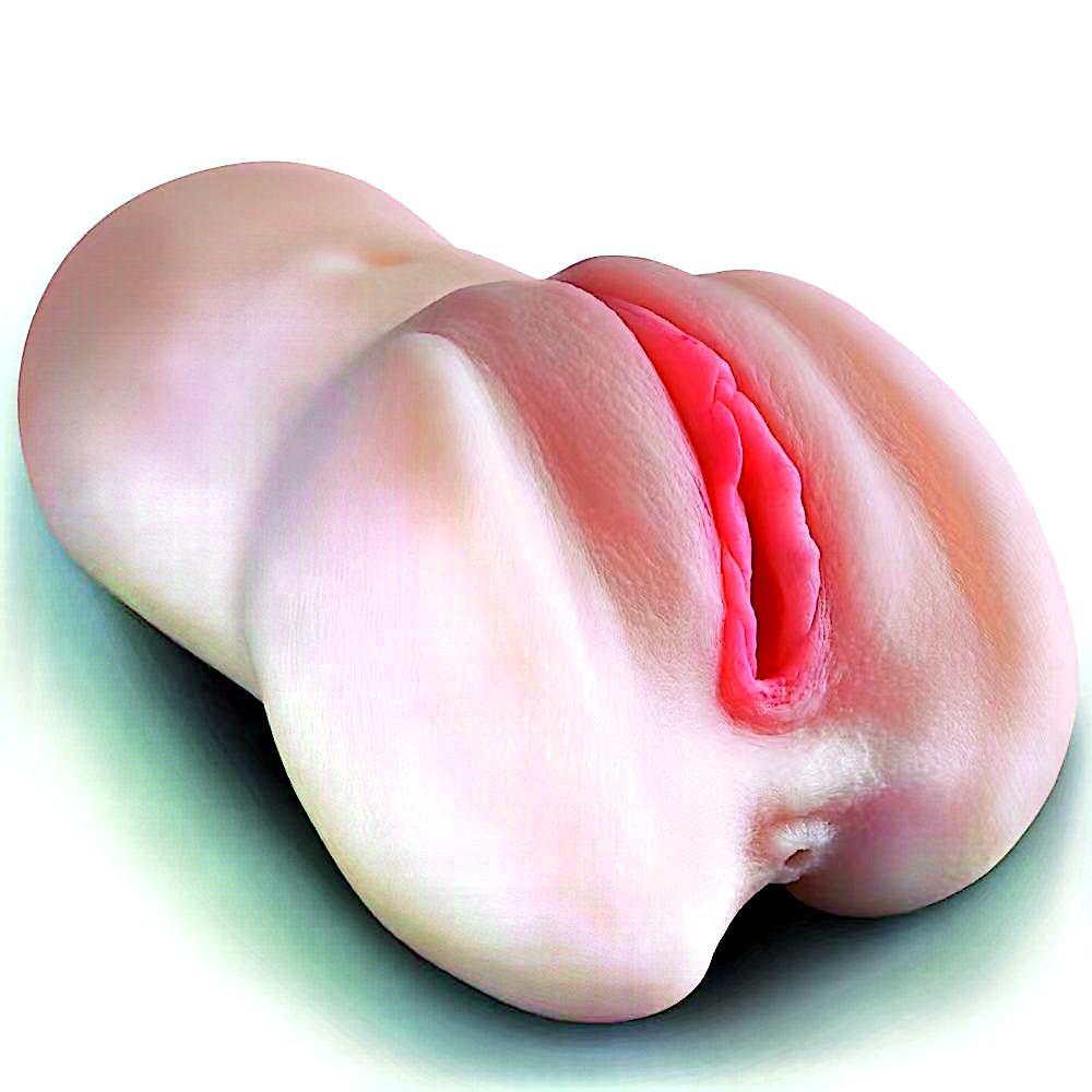 2-in-1 Life-Like Soft Silicone Male Masturbator Pocket Pussy Vagina Anus – Ergonomic Realistic Curves