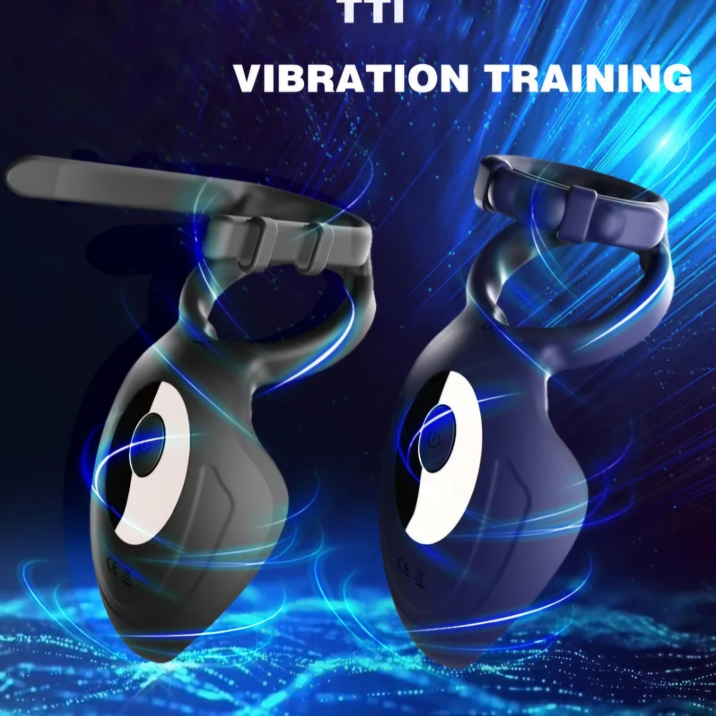 Dual-Action App-Controlled Vibrating Performance Ring