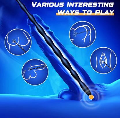 Urethra Sound Penis Plug Toy - 8 PCS Silicone Dilators Catheters & Sounds Set Urethral Plug Male Sex Toys, Sounding Rods Urethra Prostate Stimulator Sexual Pleasure Tools Adult Sex Toy for Men