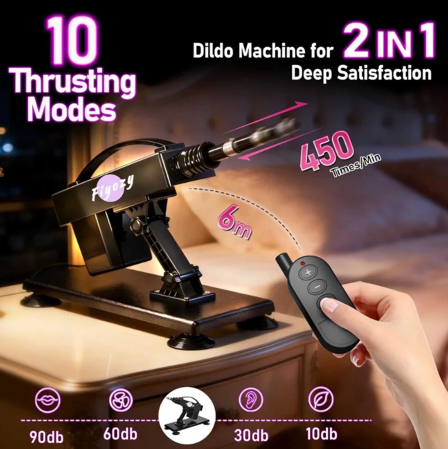 Sex Machine Automatic Dildo Machine for Women, Thrusting Sex Toys Fuck Machine with Remote Controller, Masturbation Machine Realistic Dildos with 3xlr Connector Adult Toys Vagina Anal Sex Stimulation