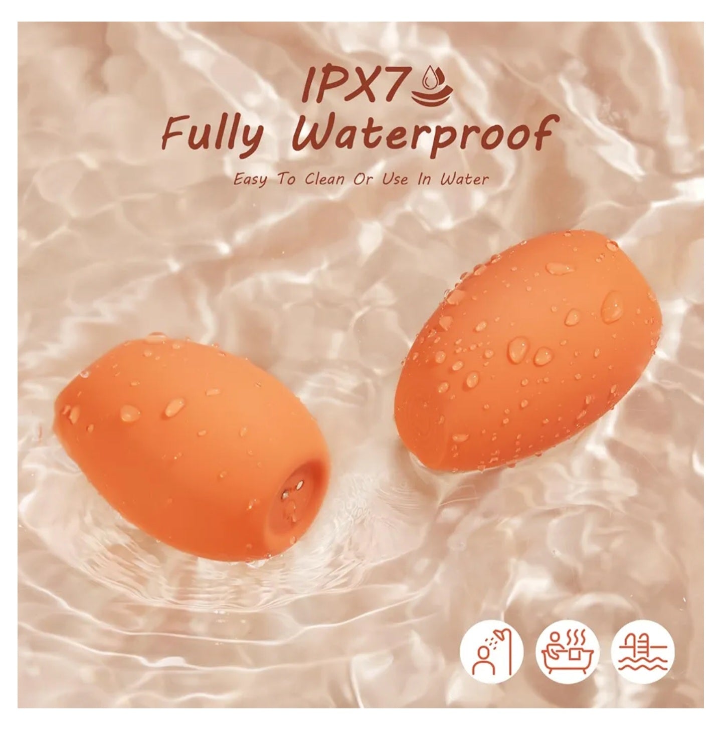 Powder Puff Vibrator Adult Sex Toys for Women - ISEXSE 8 Vibrating Modes Clitoral Vibrators Silicone Mini Nipple G Spot Stimulator Toy, Rechargeable Quiet Clit Vibrator Female Sex Toys for Couples Adult Toys