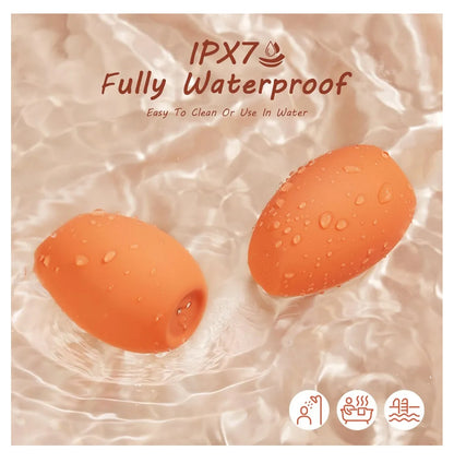 Powder Puff Vibrator Adult Sex Toys for Women - ISEXSE 8 Vibrating Modes Clitoral Vibrators Silicone Mini Nipple G Spot Stimulator Toy, Rechargeable Quiet Clit Vibrator Female Sex Toys for Couples Adult Toys