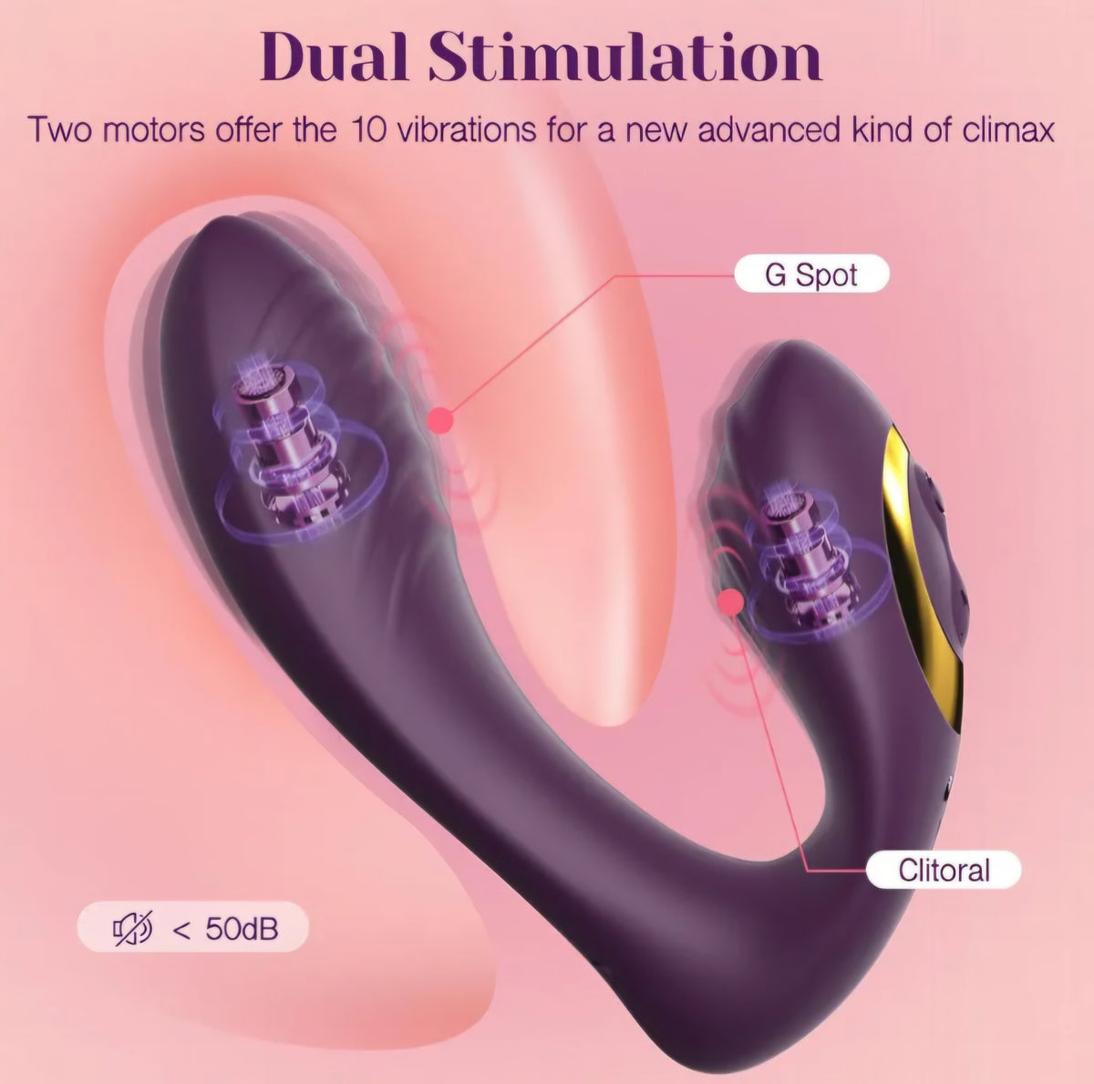 Tracy's Dog Wearable Clitoral G-Spot Vibrator, Adult Sex Toys for Women
Flexible panty vibrator with remote control, 10 vibrations, powerful quiet stimulator for solo & couples play, erotic massage