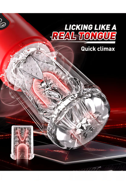 Male Masturbator Adult Penis Pump - Sex Toy Vibrator with 7 Thrusting Rotating & Vibrating Stimulation Modes, Electric Pocket Pussy Stroker & Male Sex Toy for Men Sexual Pleasure