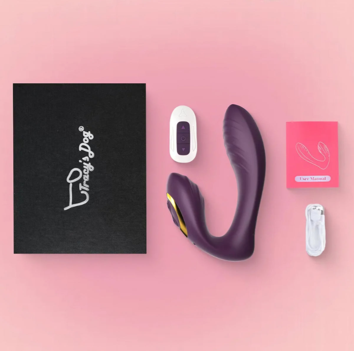 Tracy's Dog Wearable Clitoral G-Spot Vibrator, Adult Sex Toys for Women
Flexible panty vibrator with remote control, 10 vibrations, powerful quiet stimulator for solo & couples play, erotic massage