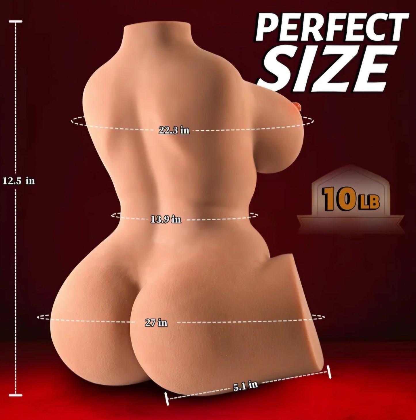 3 in 1 Realistic Sex Dolls---This male masturbator sex doll features soft E-cup boobs, realistic pussy and a big ass, put your big cock between her soft breasts, or fill your penis into her tender vagina and juicy anal, you will have an amazing vaginal se