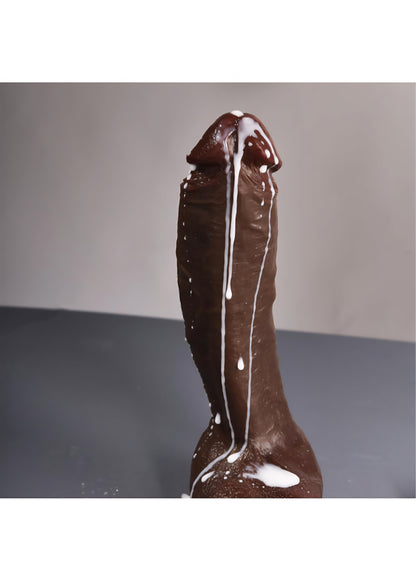 Big Black Dildo Sex Toys: 10.83 inch Huge Long Realistic Dildo for Women, Real Skin Anal Dildos Toy with Strong Suction Cup for Hands-Free, Lifelike Silicone Fake Penis for Vagina Anal Play