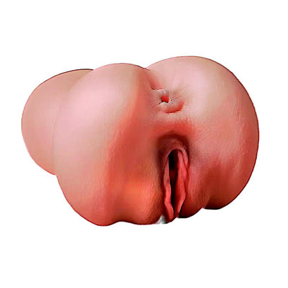 2-in-1 Life-Like Soft Silicone Male Masturbator Pocket Pussy Vagina Anus – Ergonomic Realistic Curves
