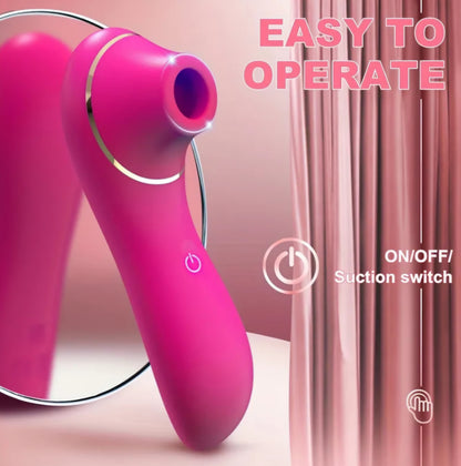 Air-Pulse Sucking & Sonic Vibrator – 10 Intensity Modes, Waterproof Rechargeable Clitoral Stimulator for Targeted Pleasure