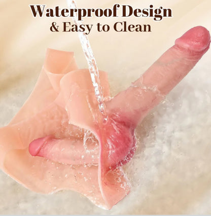 Strap on Dildo Lesbian Sex Toys, Skin Friendly Silicone Double Sided Dildo
Strap on Harness Double Ended Dildos, G-Spot Clitoral Stimulation, Wearable Realistic Strapless Penis Panties for Women AMA