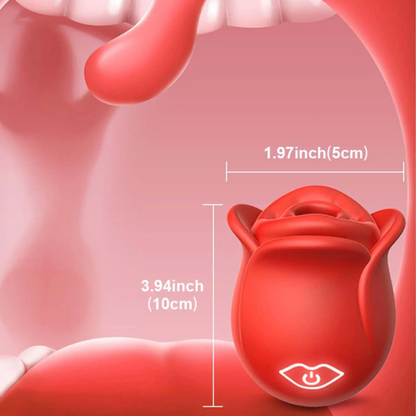 App-Controlled Rose Sucking Vibrator – Waterproof Magnetic Rechargeable Oral Stimulator with Custom DIY Rhythm Modes (Available June 13th)
