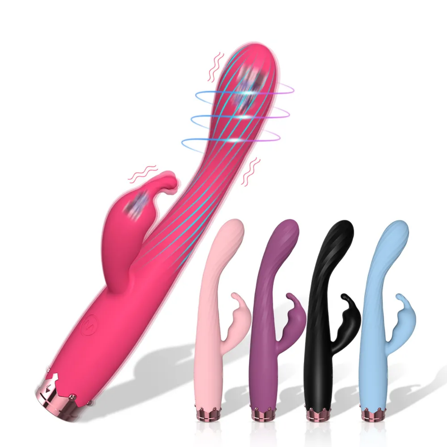 Roland Mini Dual Shock G-spot, Clit Rabbit Vibrator
