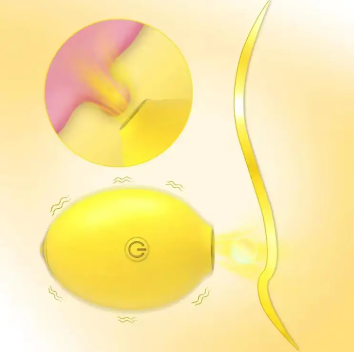 Lemon Premium Portable Clitoral Suction & Air-Pulse Vibrator (Available June 13th)