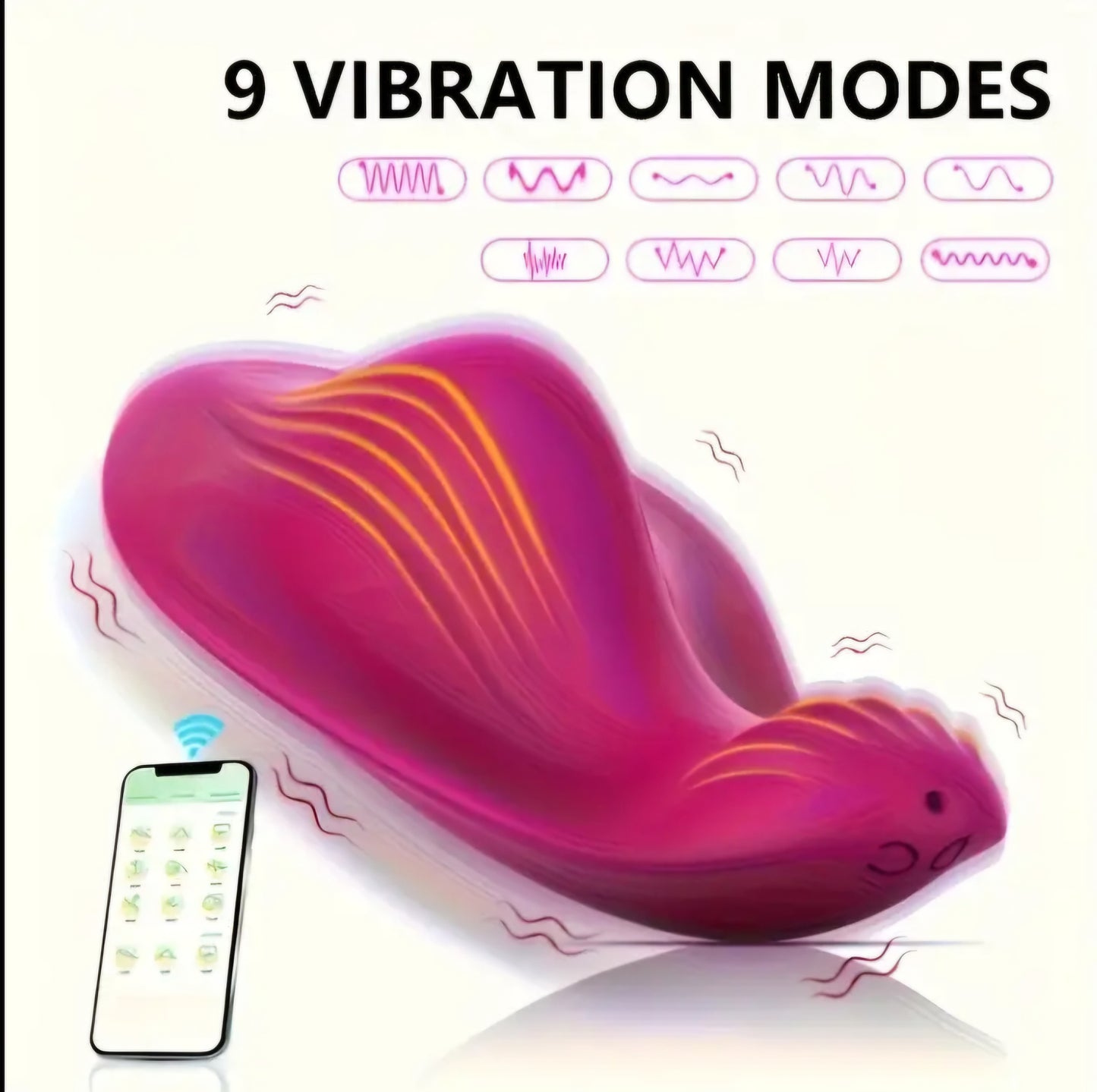 App Controlled Wearable Vibrator/Panty Vibrator (Opp Bag)