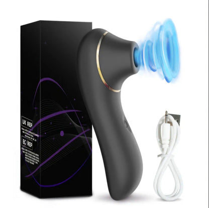 Air-Pulse Sucking & Sonic Vibrator – 10 Intensity Modes, Waterproof Rechargeable Clitoral Stimulator for Targeted Pleasure