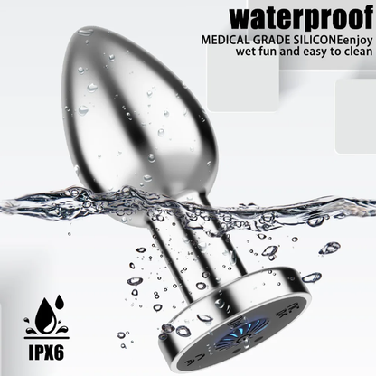Premium Remote-Controlled Vibrating Plug – 10 Frequencies, Waterproof Medical-Grade Silicone