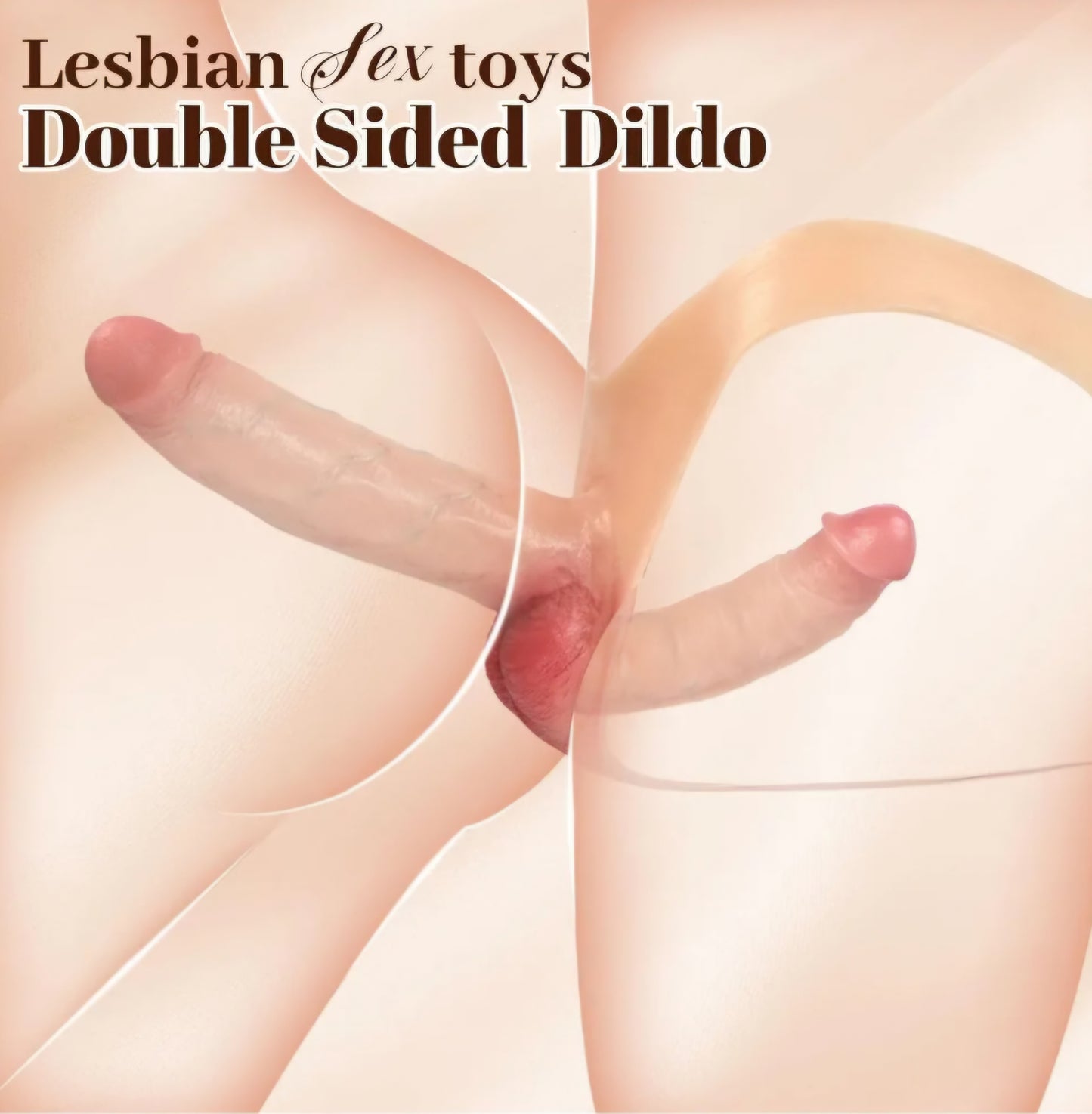 Strap on Dildo Lesbian Sex Toys, Skin Friendly Silicone Double Sided Dildo
Strap on Harness Double Ended Dildos, G-Spot Clitoral Stimulation, Wearable Realistic Strapless Penis Panties for Women AMA