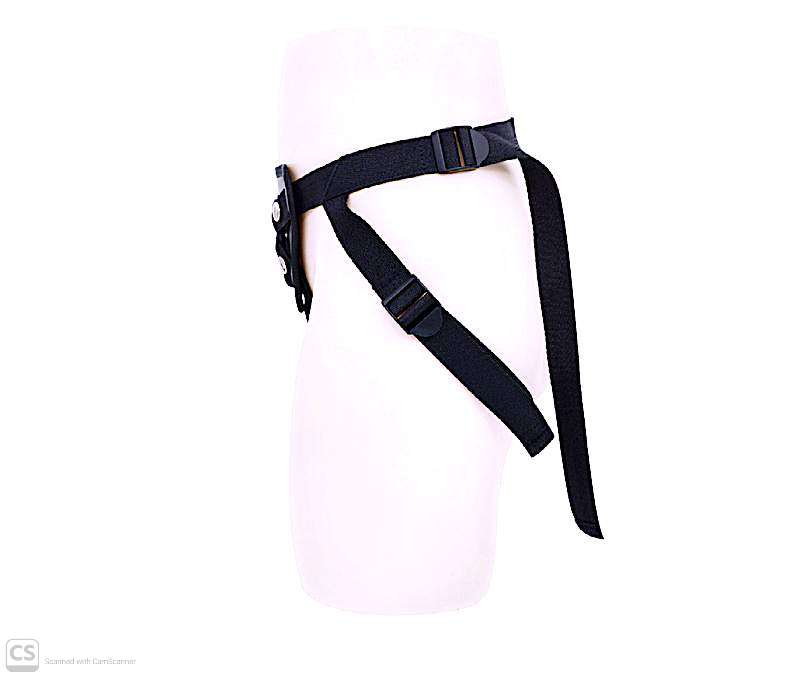 Realistic Silicone Strap-On 7.48 Inch Dildo – Flexible Curved Design with Adjustable Harness
