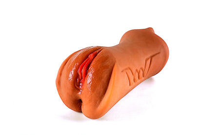 Dual-Ended Realistic Flesh-Toned Stroker - 7-Inch Multi-Sensation Pocket Pussy Masturbator Vagina Mouth Anus BlowJob