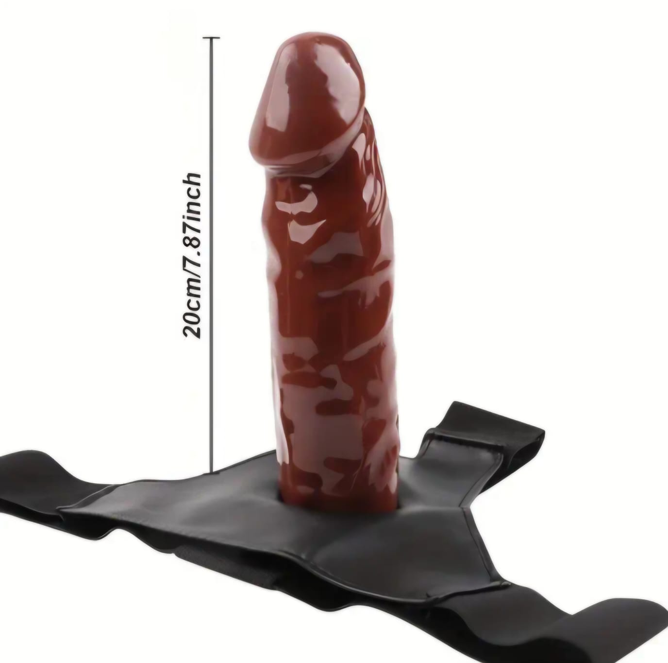 7.87” Hollow Strap-On Dildo – Wearable Strap for Men