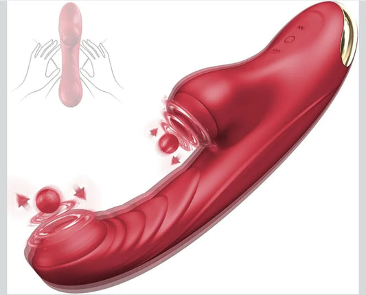 G Spot Vibrator Sex Toys for Women G Spot Dildo Realistic Vibrator Clitoral Licking Thrusting Dildo for Women Vibrator for Couples Stimulator with 10 Powerful Vibration Mode Adult Sex Toy for Wome