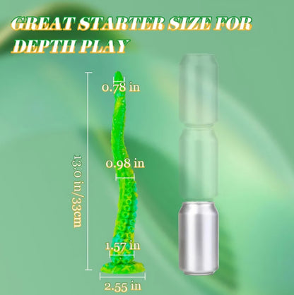 Tentacle Dildo Anal Sex Toys - 13" Long Anal Dildo Butt Plug with Strong Suction Cup, Silicone Octopus Anal Toys G Spot Dildo & Prostate Massager Adult Sex Toy for Men & Women AMA