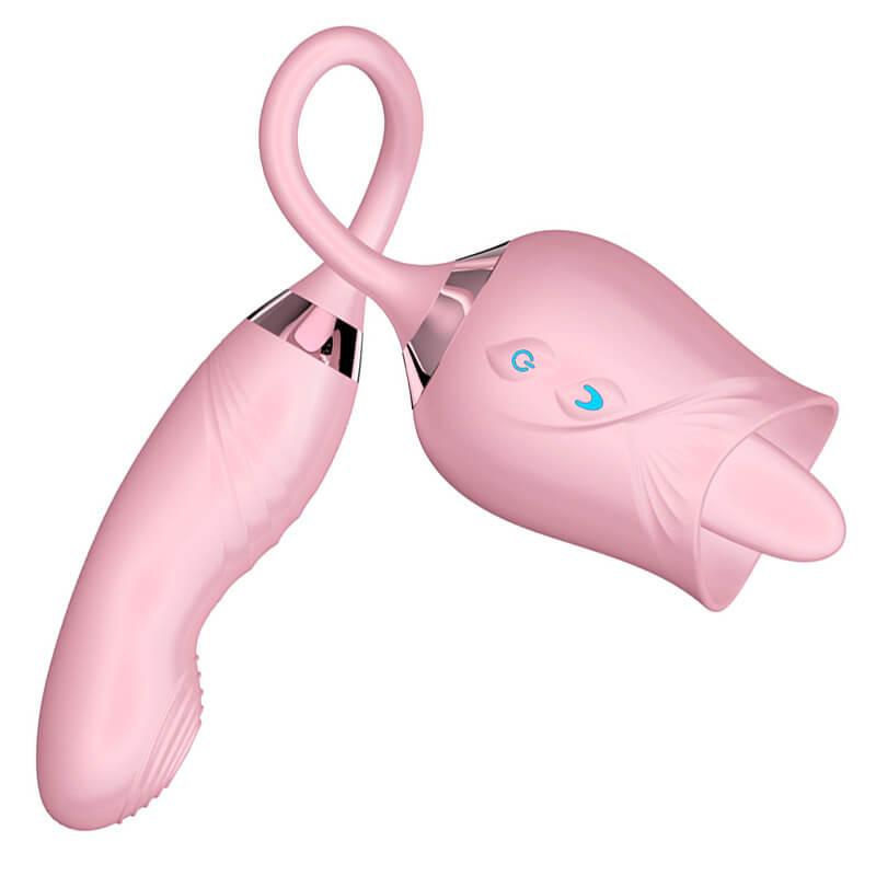 Licking Rose Finger design G-spot Vibrator