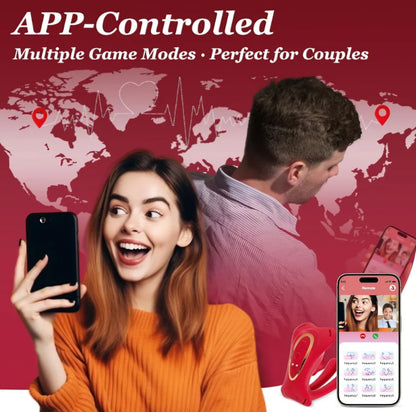 Couples Rose App Remote Control Wearable Vibrator, Adult Sex Toys for Women Couple Men Games, 9 Vibration Clitoris Penis Vibrators for G Spot & Clit Pleasure, Female BDSM Clitoral Stimulator Sex Toy