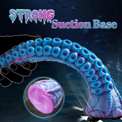 XL Tentacle Dildo Anal Sex Toys - 22.5'' Monster Long Anal Dildos for G Spot & P Spot Stimulation, Silicone Octopus Dildo Fantasy Dildos Anal Butt Plug Prostate Massager Adult Sex Toy for Men & Women FL LB