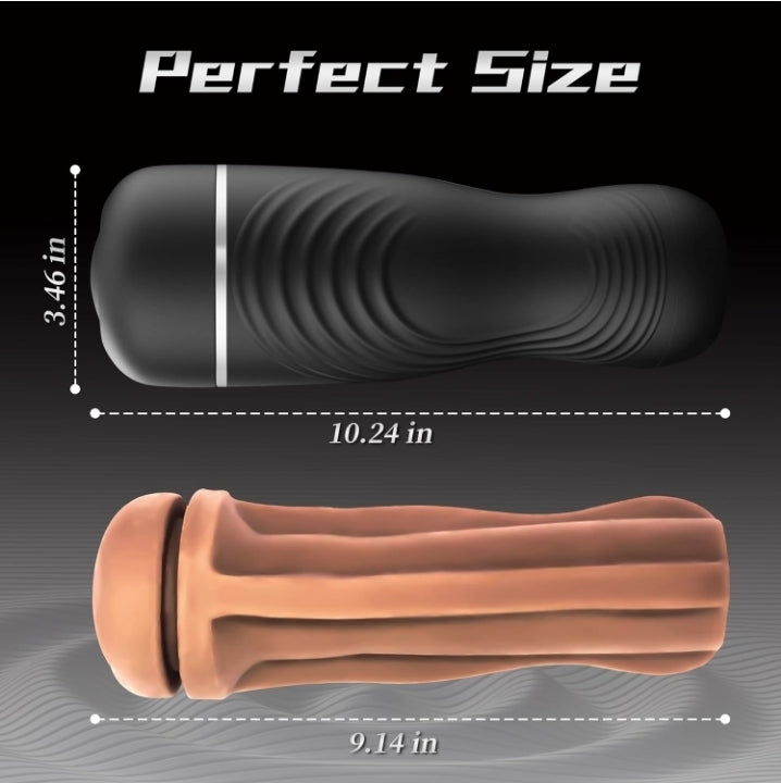 Anal Male Masturbator Cup Sex Toys for Men, Realistic Anal Sex with 8.5in Depth Pocket Pussy Stroker, Man Masturbation Cup for Penis Stimulator, Portable Pocket Pussies Ass for Blowjob Sex Machine