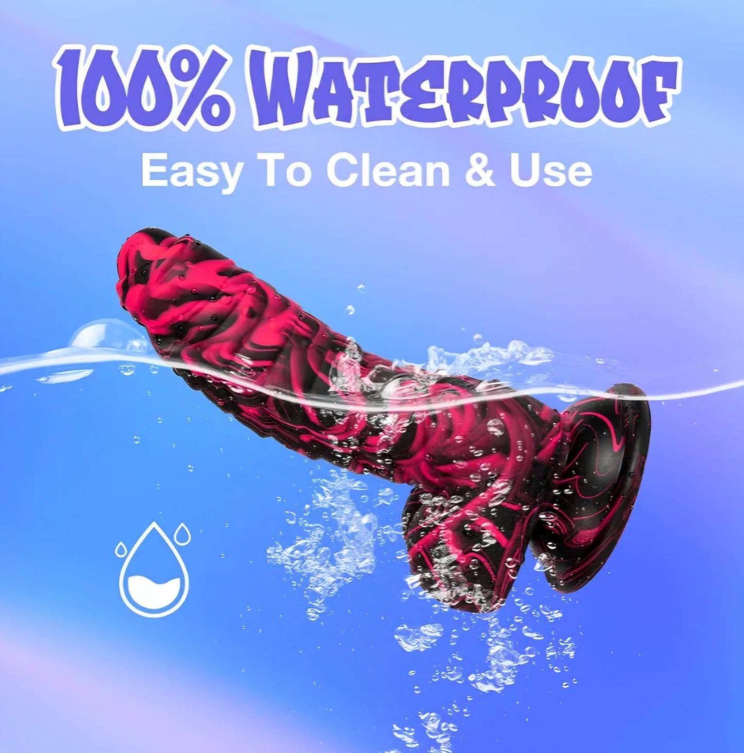 Sex Toys Realistic Dildo for Adults, 7.16 Inch Blowjob Silicone Thick Monster Dildos with Strong Suction Cup, G Spot Clitoral Vagina Anal Toy for Women Men Couples