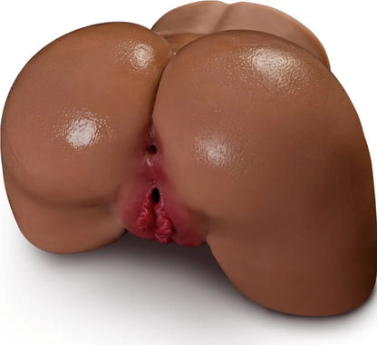 8LB Sex Doll Male Masturbator Adult Sex Toys, Milf Realistic Chubby Fake Pussy Soft Butt with Tight Vaginal Anal Hip, Brown Male Sex Dolls Stroker Adult Toy for Men Masturbation