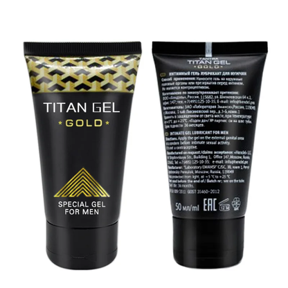 Titan Gel Gold – Moisturizing and Refreshing Special Gel for Men 50mls