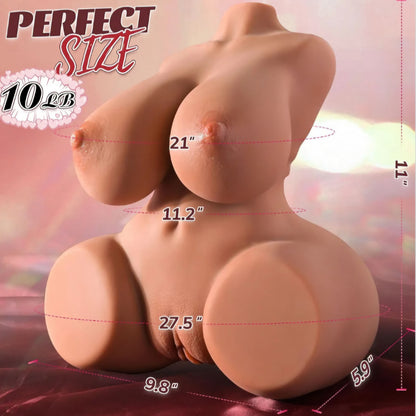 10LB BBW Sex Doll for Men, Realistic Male Masturbators Pocket Pussy with Big Boobs & Pussy Ass, Female Torso Sex Dolls with Textured Vagina Anal, Adult Sex Toys & Anal Sex Toy for Men Masturbation