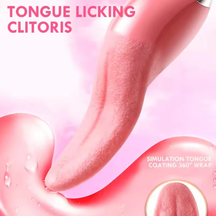 Realistic Tongue Licking Vibrator – 10 Frequencies of Targeted Pleasure