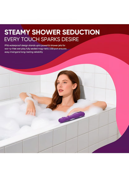 Vibrator Thrusting Dildo Sex Toys - Dildos G Spot Vibrator Woman Sexual Pleasure Tools for Women,Prostate Massager with 9 Thrusting Dildos, 9 Vibrating Modes,Female Vibrator Adult Toy Sex Novelties