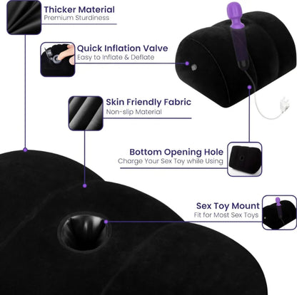 Dildo Mount Inflatable Sex Position Pillow for Adults Sex Furniture Sex Toys for Women Dildo Chair Sex Toy Mount Couples Women