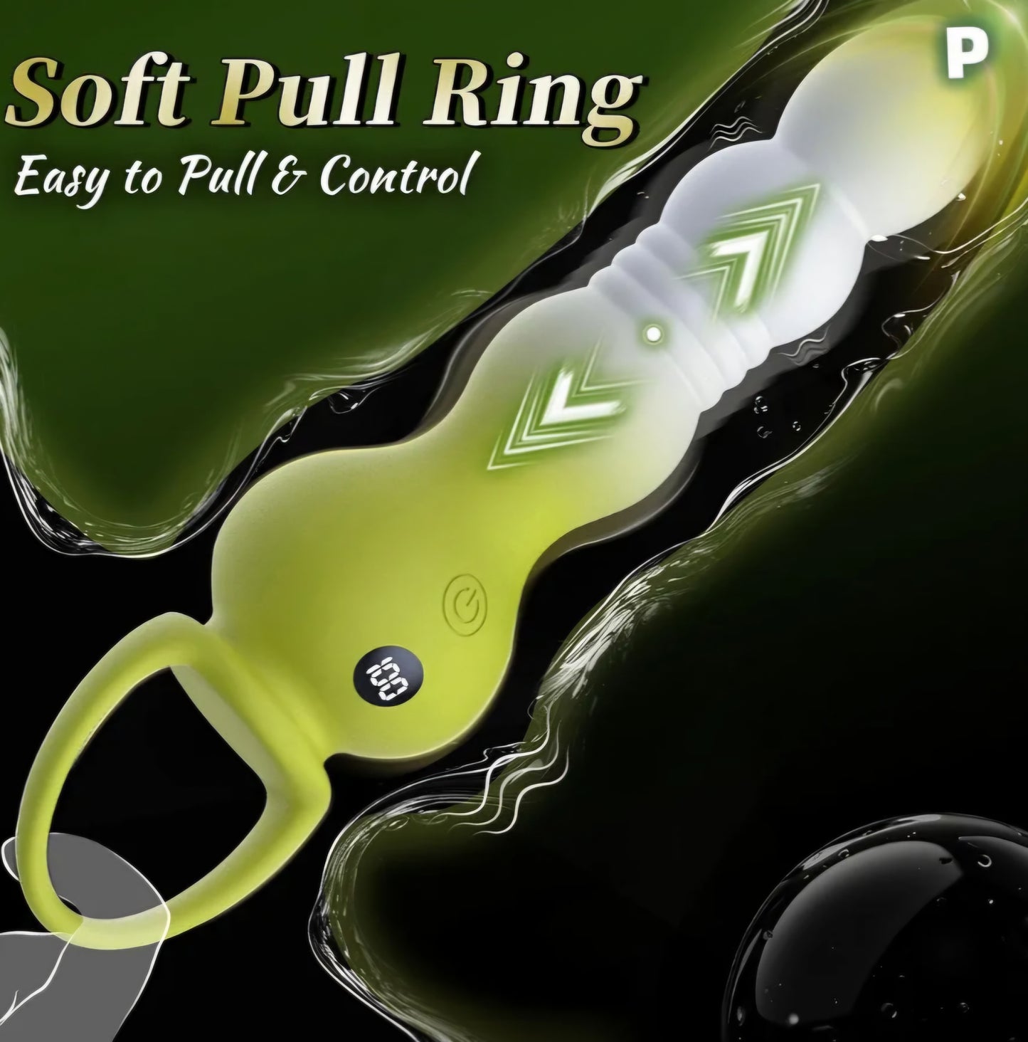 Thrusting Anal Plug Sex Toy for Men, Anal Vibrator Prostate Massager with 10 Thrusting & Vibration Modes, Remote Control Anal Beads with Pull Ring, G-Spot Vibrators for Men Women Couples