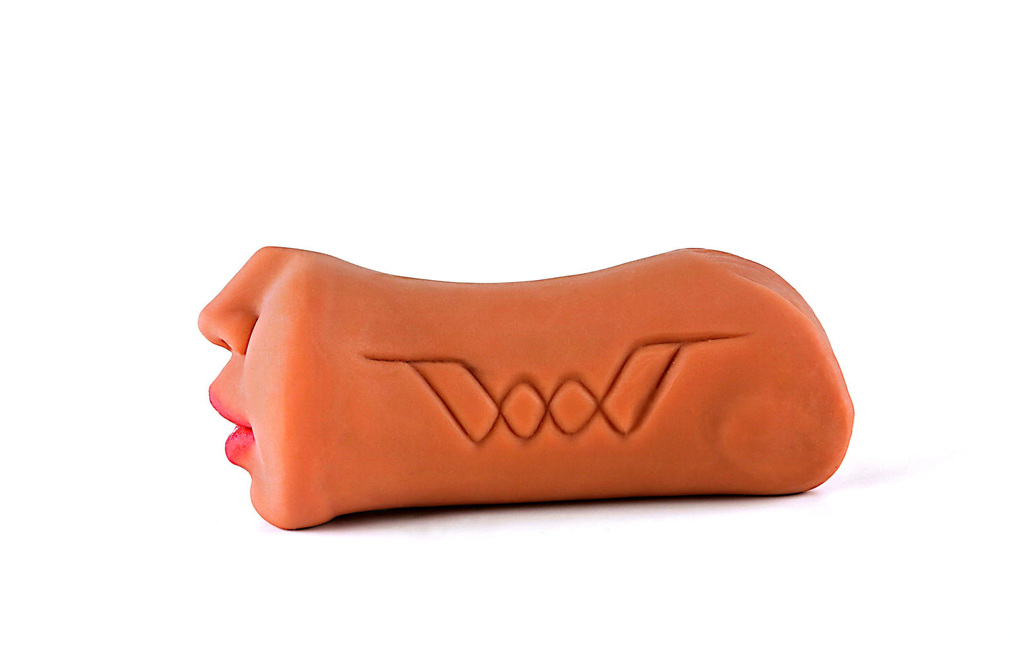 Dual-Ended Realistic Flesh-Toned Stroker - 7-Inch Multi-Sensation Pocket Pussy Masturbator Vagina Mouth Anus BlowJob