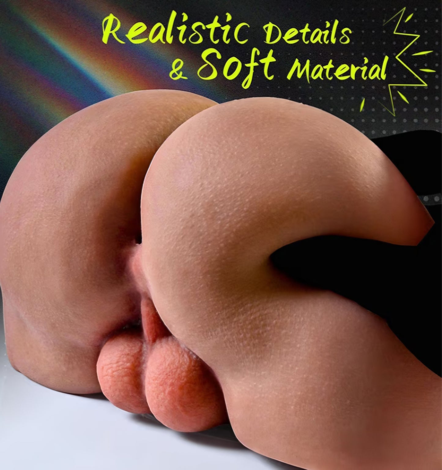 7LB GAY Sex Doll Male Masturbator with Tight Anus, Realistic Gay Sex Dolls with Lifelike Testicles and Bubble Butt, Male Stroker Butt Toy for Anal Play, Pocket Pussy Ass Gay Sex Toys for Men Masturbation